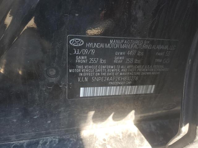 2019 HYUNDAI SONATA SE - 5NPE24AF2KH810276