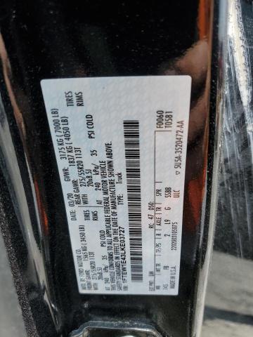 2020 FORD F150 SUPERCREW 1FTEW1E43LKE03727