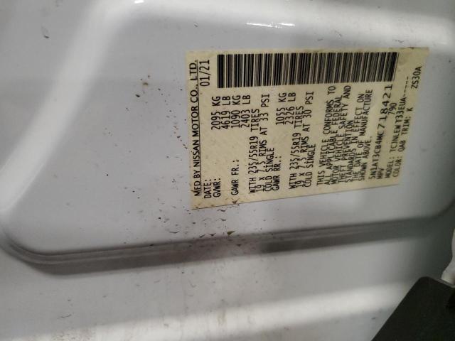 2021 NISSAN ROGUE SL #3284003812