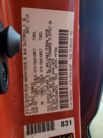 2016 TOYOTA TACOMA DOU - 3TMCZ5AN3GM009762