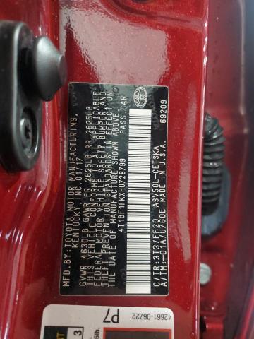 2017 TOYOTA CAMRY LE - 4T1BF1FKXHU728799
