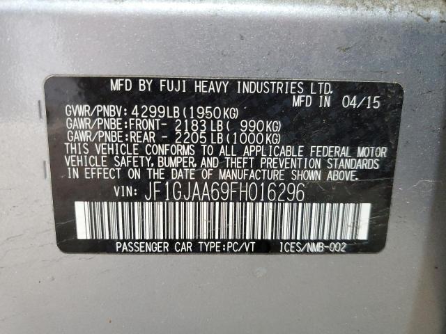 2015 SUBARU IMPREZA JF1GJAA69FH016296