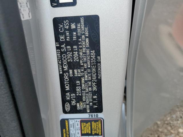 2019 KIA FORTE FE - 3KPF24AD9KE135484