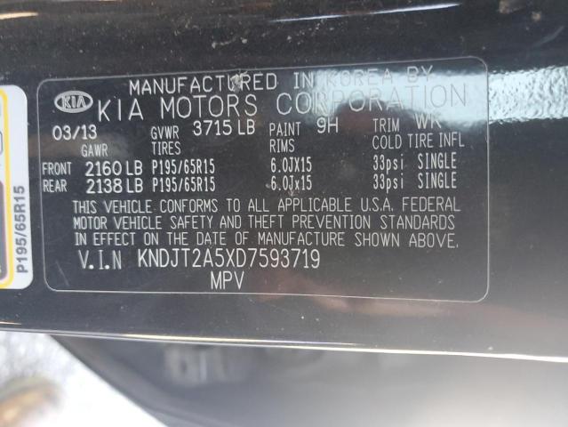 2013 KIA SOUL - KNDJT2A5XD7593719