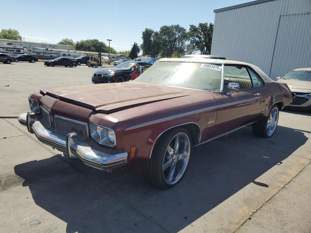 OLDSMOBILE DELTA 88 1973 burgundy   3N57T3M198340 photo #1