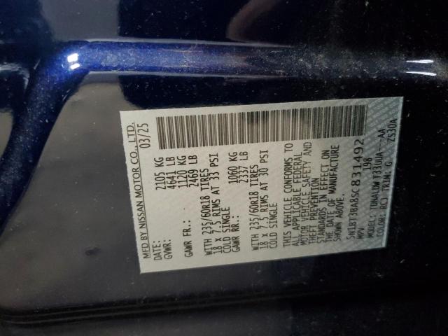 2025 NISSAN ROGUE SV - 5N1BT3BA8SC831492