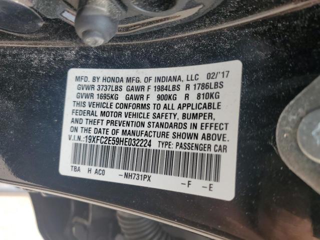 2017 HONDA CIVIC LX 19XFC2E59HE032224