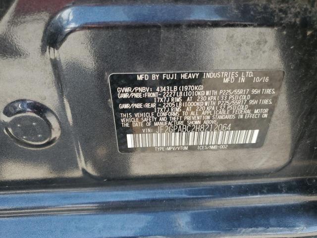 2017 SUBARU CROSSTREK PREMIUM JF2GPABC2H8212064