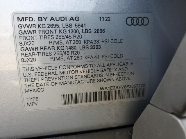 2023 AUDI Q5 E PREMI WA1E2AFY6P2057220