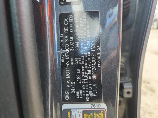 2019 KIA FORTE FE 3KPF24AD0KE115205