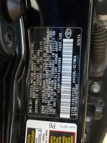 2015 TOYOTA CAMRY LE 4T4BF1FK7FR487089