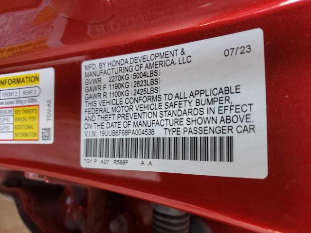 2023 ACURA TLX ADVANC 19UUB6F68PA004538