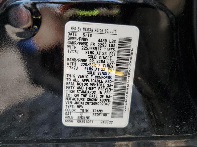 2016 NISSAN ROGUE S - JN8AT2MT3GW002347