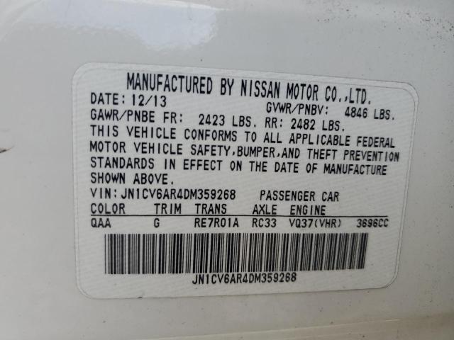 2013 INFINITI G37 - JN1CV6AR4DM359268