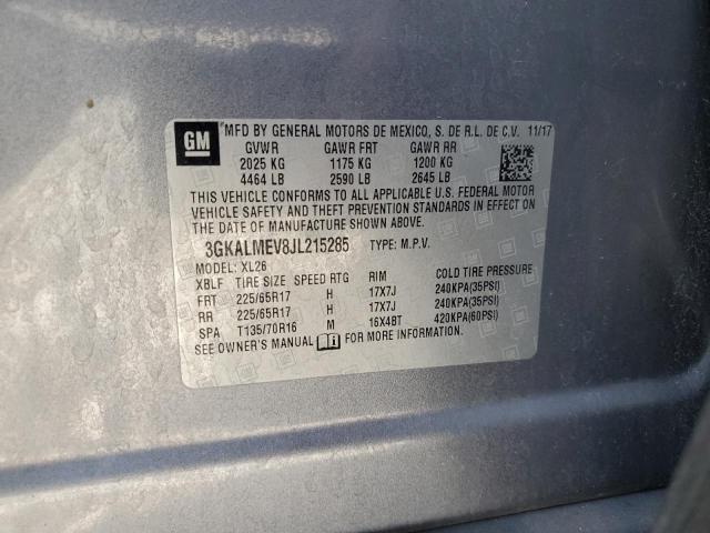 2018 GMC TERRAIN SL 3GKALMEV8JL215285