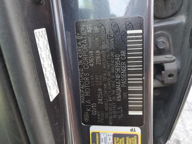 2015 KIA OPTIMA LX KNAGM4A74F5619540