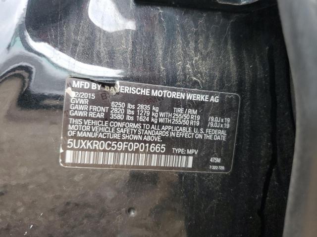 2015 BMW X5 XDRIVE3 5UXKR0C59F0P01665