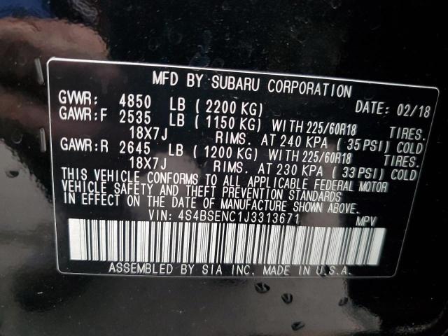2018 SUBARU OUTBACK 3. - 4S4BSENC1J3313671