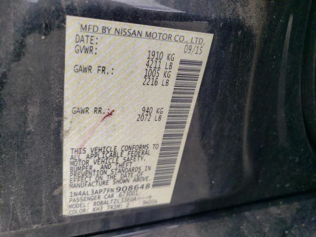 2015 NISSAN ALTIMA 2.5 1N4AL3AP7FN908648