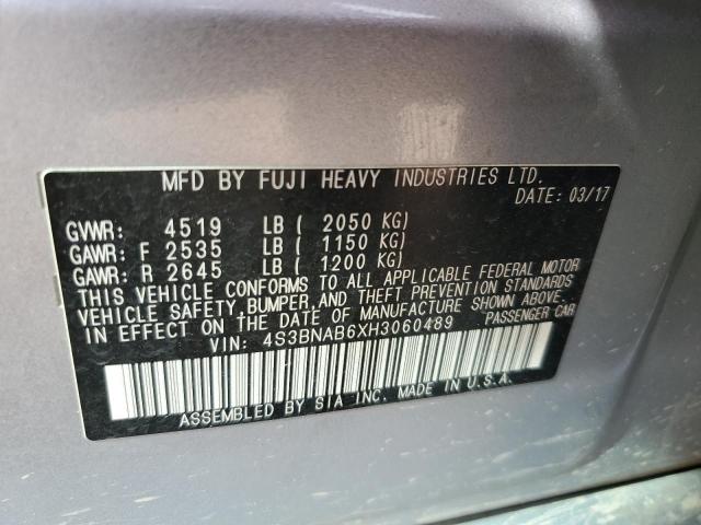 2017 SUBARU LEGACY 2.5 4S3BNAB6XH3060489