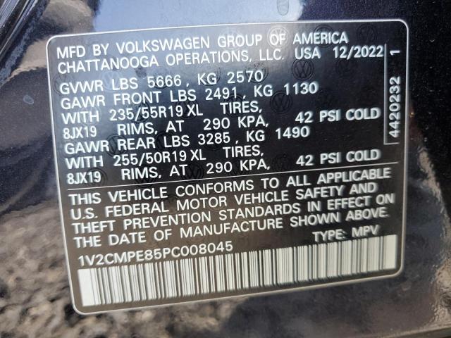 2023 VOLKSWAGEN ID.4 PRO 1V2CMPE85PC008045