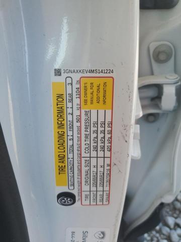 2021 CHEVROLET EQUINOX LT 3GNAXKEV4MS141224