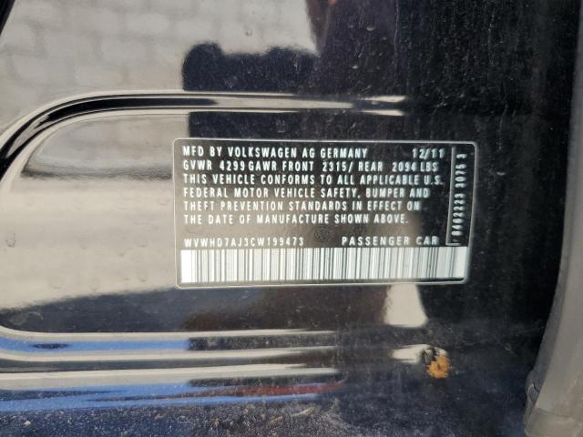 2012 VOLKSWAGEN GTI - WVWHD7AJ3CW199473