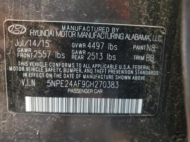2016 HYUNDAI SONATA SE - 5NPE24AF9GH270383