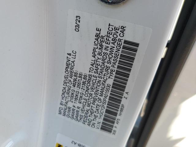 2023 HONDA ACCORD HYB - 1HGCY2F50PA015530