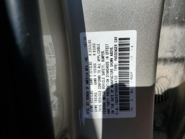 2016 HONDA ACCORD EXL 1HGCR2F86GA044733