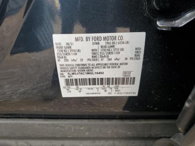 2021 LINCOLN AVIATOR RE 5LM5J7XC1MGL16492