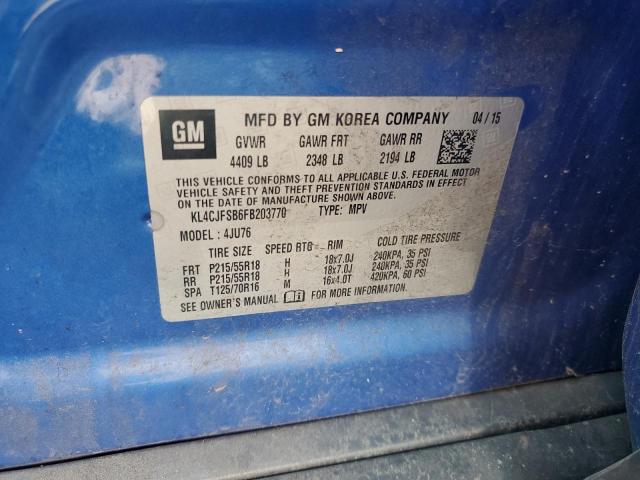 2015 BUICK ENCORE CON KL4CJFSB6FB203770