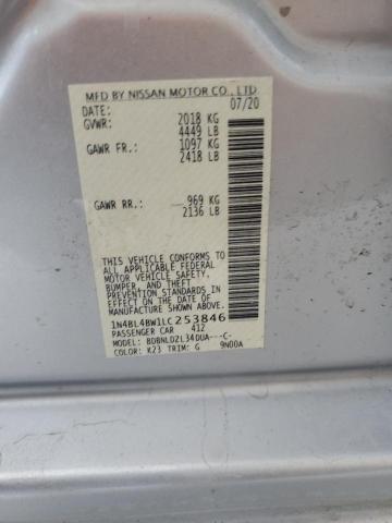 2020 NISSAN ALTIMA S 1N4BL4BW1LC253846
