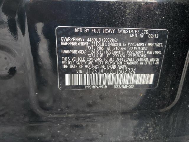 2014 SUBARU FORESTER 2 - JF2SJAEC2EH502324