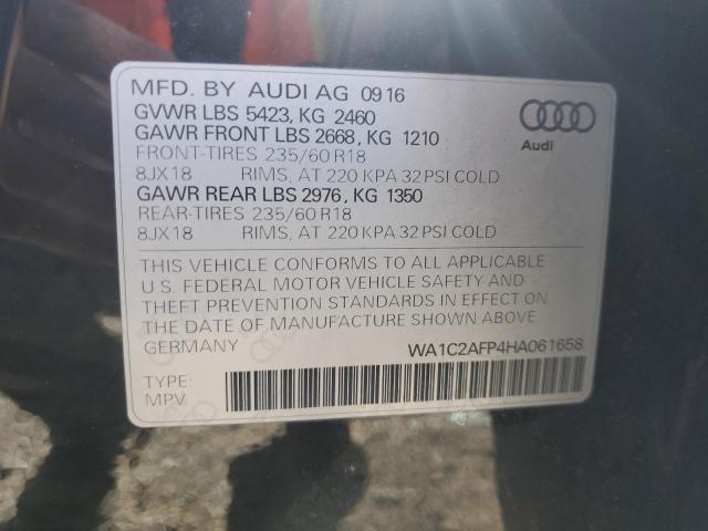 2017 AUDI Q5 PREMIUM WA1C2AFP4HA061658