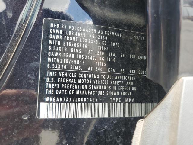 2018 VOLKSWAGEN TIGUAN LIM WVGAV7AX7JK001495