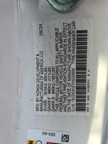 2024 ACURA INTEGRA 19UDE4H27RA029858