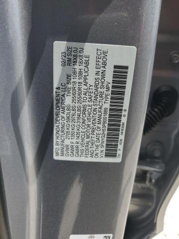 2023 HONDA PILOT EXL 5FNYG2H53PB001889