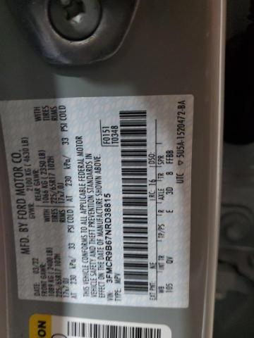 2022 FORD BRONCO SPO - 3FMCR9B67NRD38815
