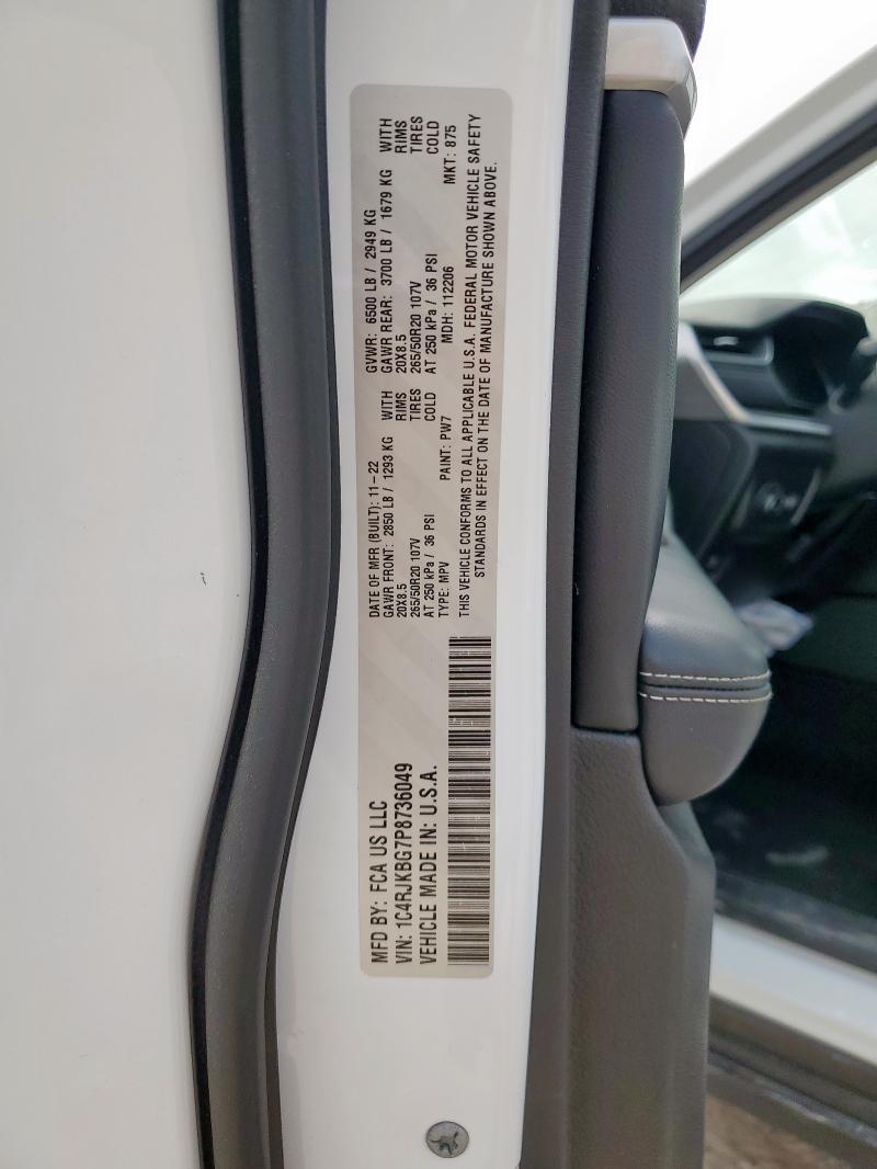 2023 JEEP GRAND CHER 1C4RJKBG7P8736049