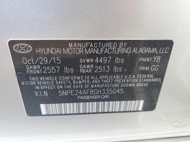 2016 HYUNDAI SONATA SE - 5NPE24AF8GH335045