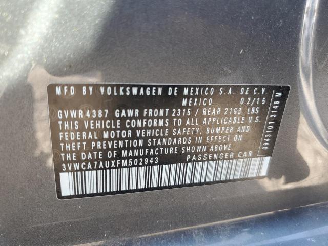 2015 VOLKSWAGEN GOLF SPORT 3VWCA7AUXFM502943