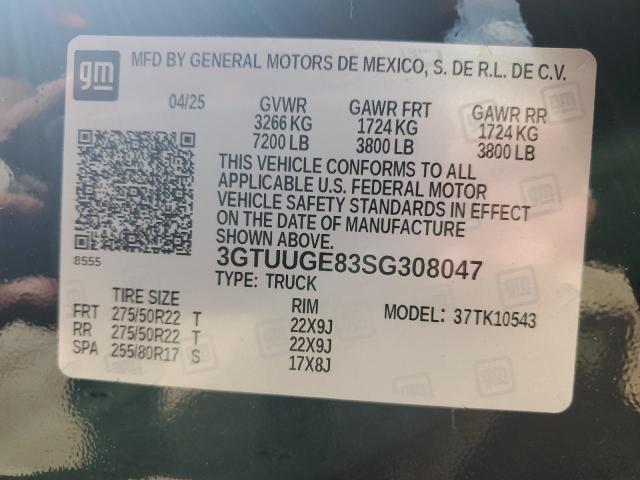 2025 GMC SIERRA K15 3GTUUGE83SG308047
