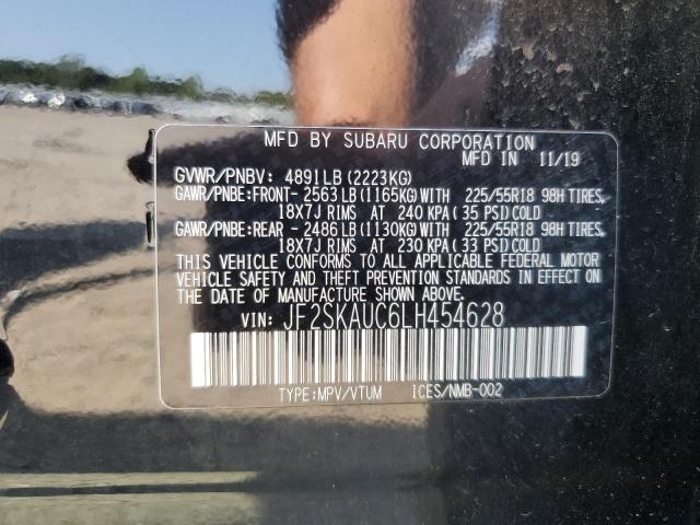 2020 SUBARU FORESTER L JF2SKAUC6LH454628