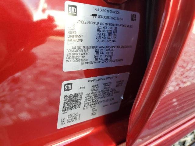 2024 CHEVROLET SILVERADO 1GCUDEED9RZ131936