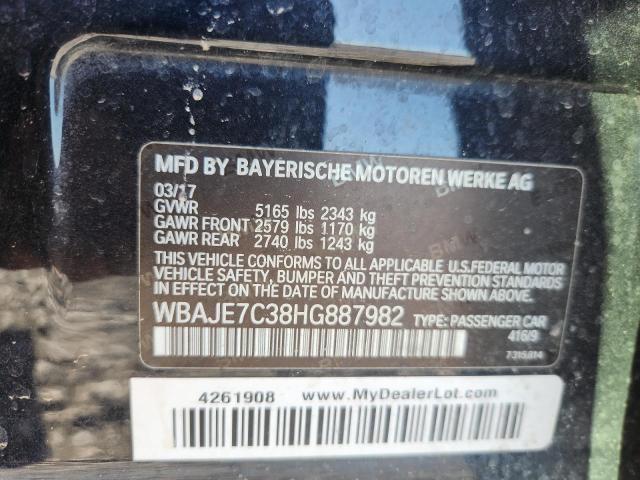 2017 BMW 540 XI WBAJE7C38HG887982
