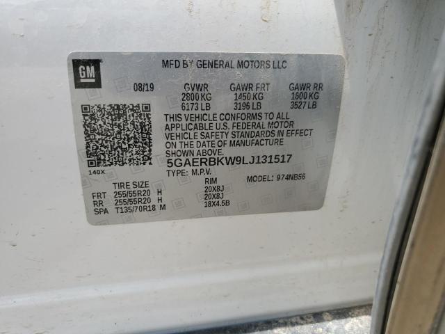 2020 BUICK ENCLAVE ES 5GAERBKW9LJ131517