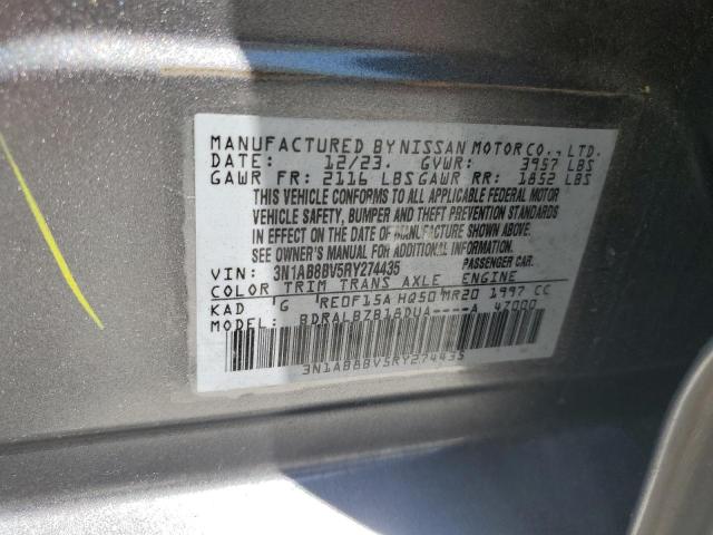 2024 NISSAN SENTRA S 3N1AB8BV5RY274435