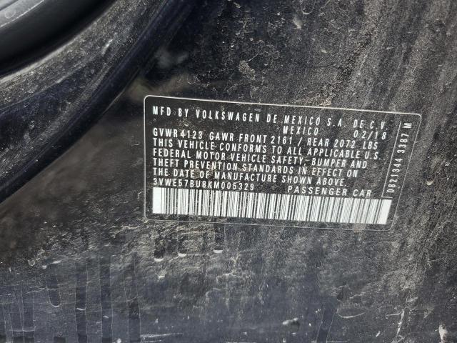 2019 VOLKSWAGEN JETTA SEL - 3VWE57BU8KM005329