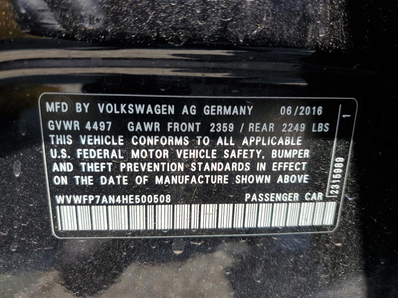 VOLKSWAGEN CC R-LINE